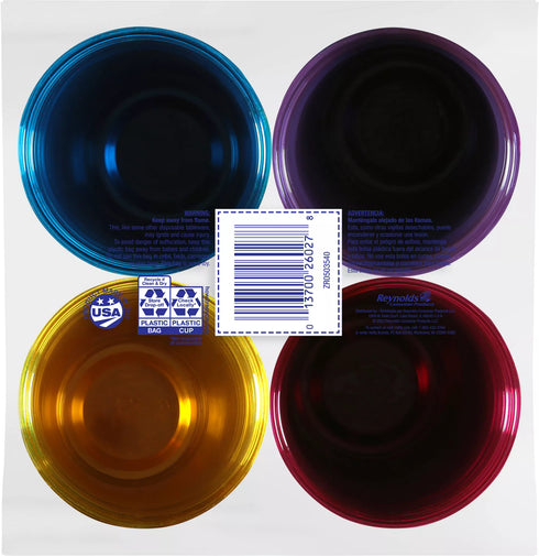 Hefty Party Perfect Tinted Plastic Cups, 18 oz./ 140 ct.