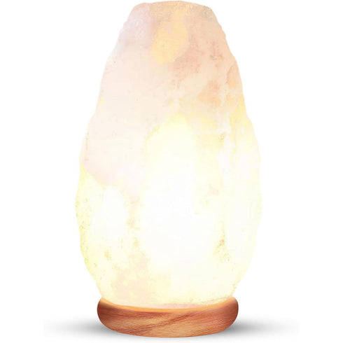 Himalayan Glow White Salt Crystal Lamp, 5-7 LBS