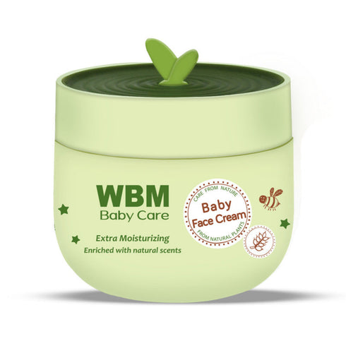WBM Baby Care Face Cream, Gentle Moisturizing Cream With Natural Scents, 1.76 oz