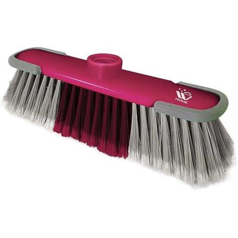 WBM Home Broom Brush Head – Replacement Brush Head Without Handle for All Floor Types