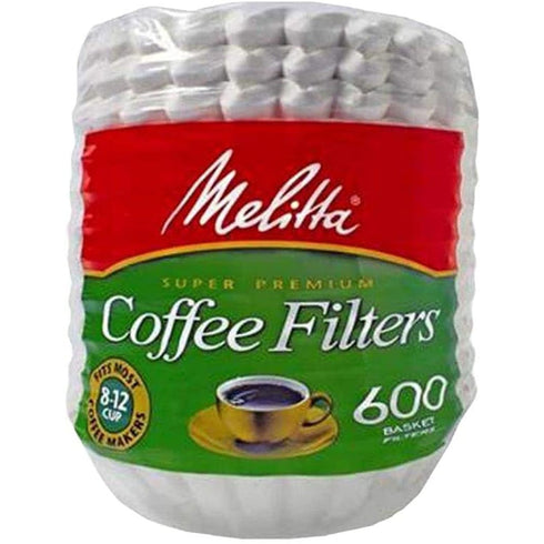 Melitta Basket Coffee Filters, 600 ct