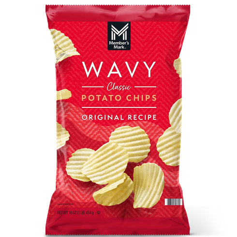 Member's Mark Wavy Potato Chips, 16 oz
