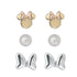 Disney Character Stud Earring Set in 14K Gold and Sterling Silver