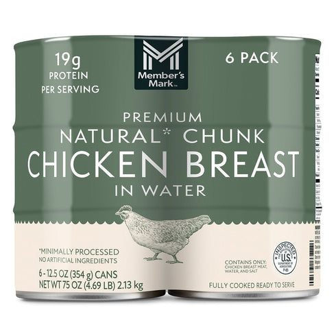 Member's Mark Premium Chunk Chicken Breast, 12.5 oz., 6 ct