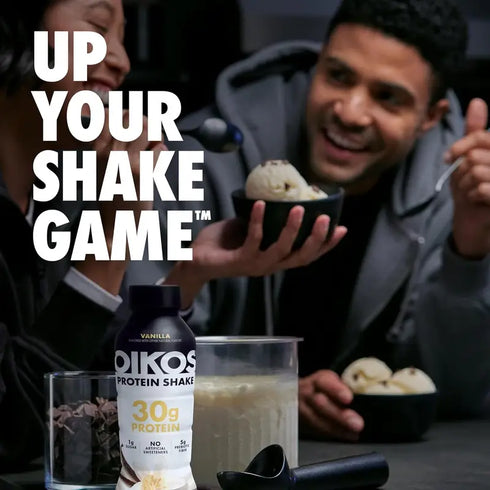 Oikos 30g Protein Shake, Vanilla, 12 fl oz, 18-pack
