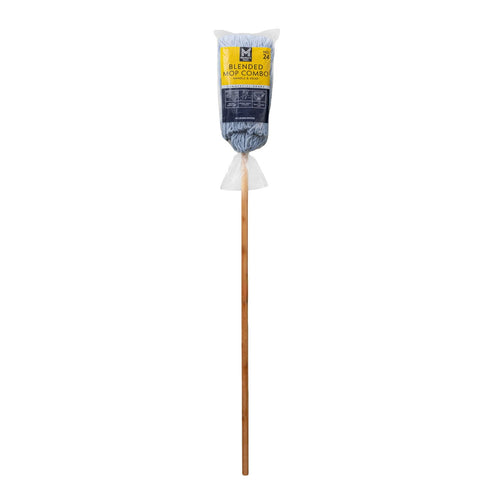 Member’s Mark Blended Mop Combo | Durable Cleaning Mop & Handle Set | Household & Commercial Use