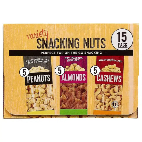 Premium Variety Snacking Nuts - 15 Pcs - 2 oz Bag / Each