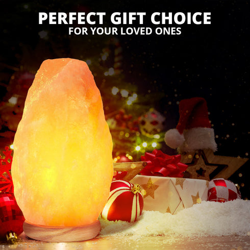 Himalayan Glow Natural Salt Lamp – 5-7 lbs, Hand-Carved Pink Himalayan Crystal