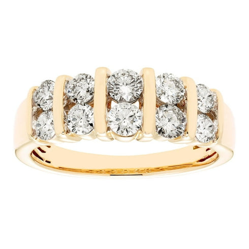 1.0 Carat Total Weight Diamond Band in 14K Yellow Gold
