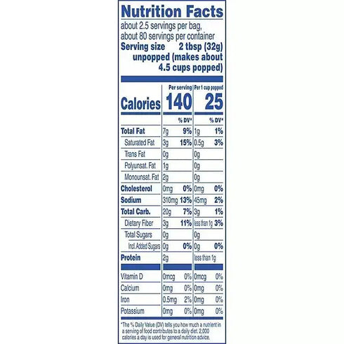 ACT II Butter Lovers Popcorn, – 32 Bags (2.75 oz Each), Made with 100% Whole Grain – Rich, Buttery Flavor in Every Bag – Perfect for Movie Nights, Snacking, or Sharing with Family & Friends