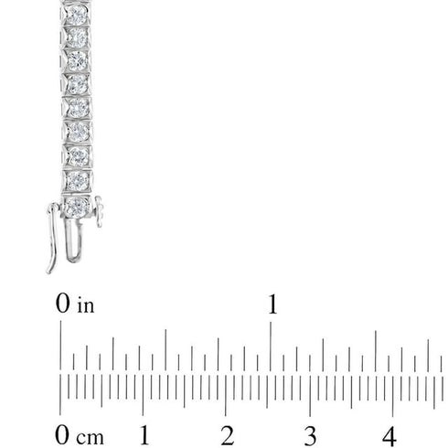 4.96 Carat Total Weight Diamond Tennis Bracelet in 14K Gold