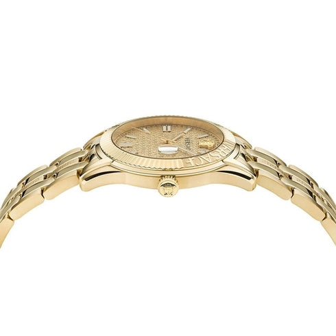 Versace Greca Time Gold Tone Bracelet Watch 41mm