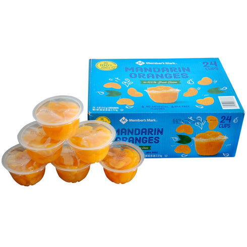 Member's Mark Mandarin Oranges 4 oz., 24 ct