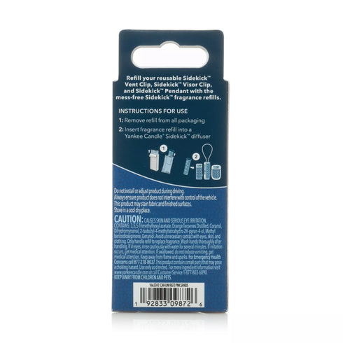 Yankee Candle Pink Sands Sidekick Vent Clip Fragrance Refill Kit