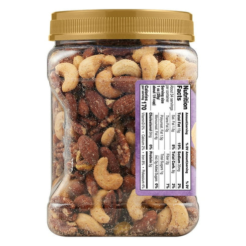Member's Mark Lightly Salted Deluxe Mixed Nuts, 34 oz