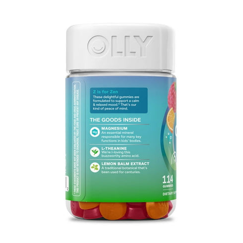 OLLY Kids Chillax Gummy, Sunny Sherbert, 114 ct