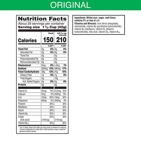 Kellogg's Corn Flakes Breakfast Cereal, 43 oz