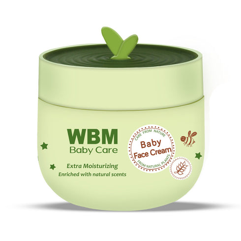 WBM Baby Care Face Cream, Gentle Moisturizing Cream With Natural Scents, 1.76 oz
