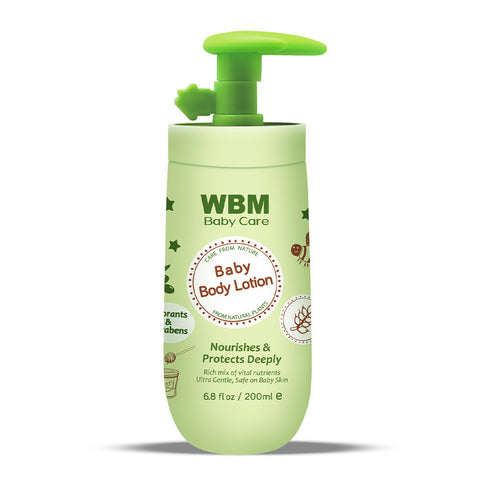 WBM Baby Care 2-in-1 Baby Lotion, 6.8 fl oz
