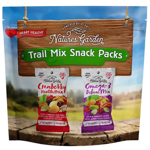 Nature's Garden Trail Mix Snack Packs, 1.2 oz., 24 Pack - Single-Serve Packs