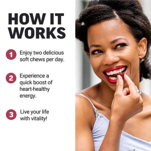 Force Factor Total Beets Soft Chews – Açai Berry Flavor, 90-Count Natural Energy & Nitric Oxide Boost Gummies