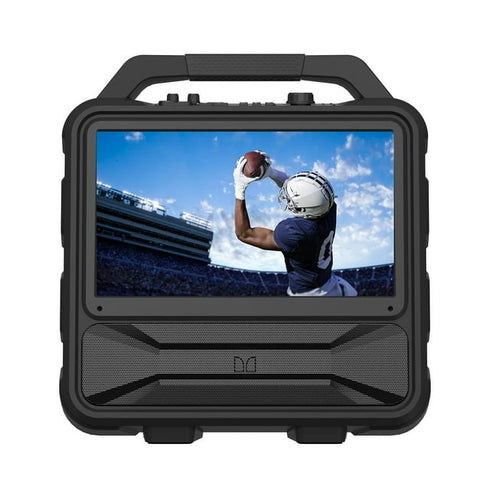 Monster Vision 2 15.6″ Portable Video Speaker – Built-In Display, Bluetooth Audio, Powerful Sound