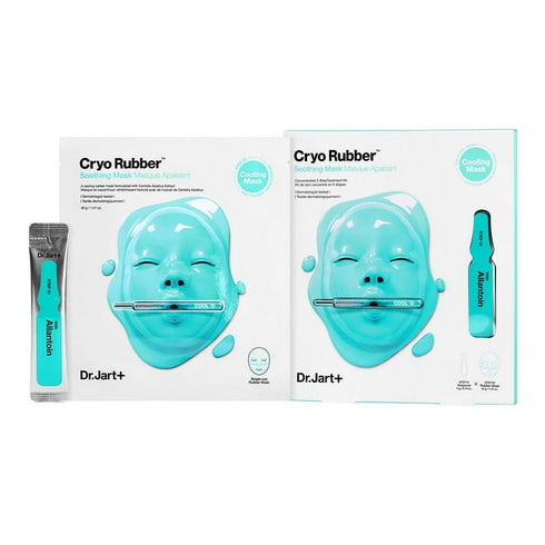 Dr. Jart+ Cryo Rubber Mask with Soothing Allantoin, 1.4 oz Each, 2-Pack – Cooling Face Mask for Calm, Hydrated Skin