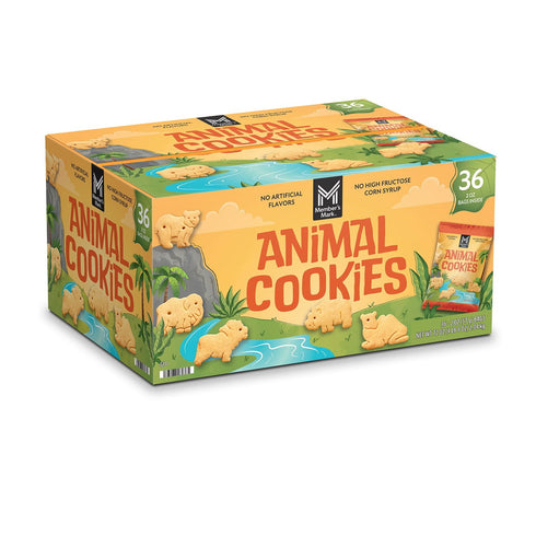 Members Mark Animal Cookies 2 oz., 36 pk
