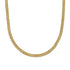 Diamond Cut Bismarck Chain Necklace in Solid 14K Gold