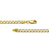 Curb Chain Necklace in Solid 14K Gold