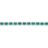 Emerald Cut Lab Created Gemstone Halo Tennis Bracelet in Sterling Silver