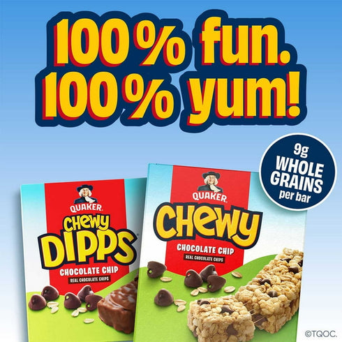 Quaker Chewy Granola Bar, Variety Pack, 60 ct