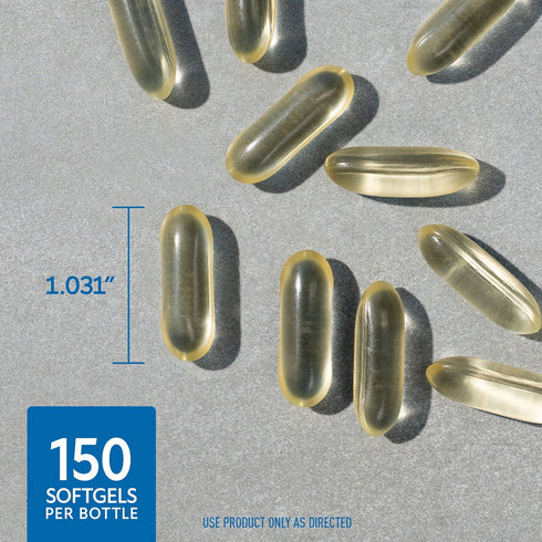 Vegan Omega-3 Softgels, 150 Count