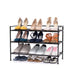 Berkley Jensen Heavy Duty 3-Tier Utility and Shoe Rack - Black