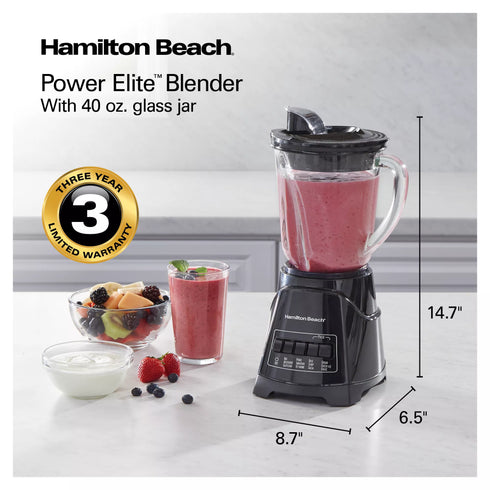 Hamilton Beach Power Elite Multi Function Blender