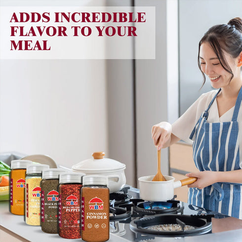 WBM Natural Spices Shaker Variety Pack, All Purpose Seasonings Cooking - Pack of 5