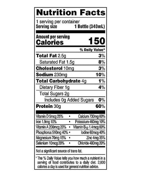 Fairlife Nutrition Plan, 30g Protein Shake, Chocolate, 11.5 fl oz, 18-pack