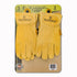 Plainsman Premium Cabretta Tan Leather Gloves – 2 Pairs, Soft & Durable Work Gloves, small.