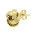 Love Knot Stud Earrings in Solid 14K Gold