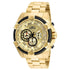 Invicta Bolt Men's Watch 52mm Gold Tone Chronograph with Bracelet