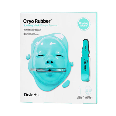 Dr. Jart+ Cryo Rubber Mask with Soothing Allantoin, 1.4 oz Each, 2-Pack – Cooling Face Mask for Calm, Hydrated Skin
