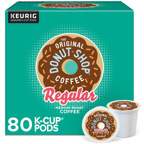 The Original Donut Shop Coffee K-Cup Pod, 80-count