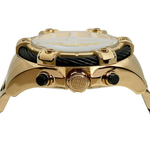 Invicta Bolt Men's Watch 52mm Gold Tone Chronograph with Bracelet