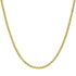 Braided Wheat Chain Necklace in Solid 14K Gold