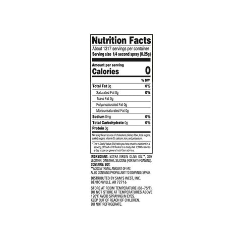Member's Mark Olive Oil Cooking Spray, 7 oz., 2 pk