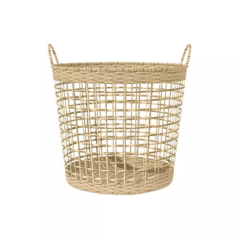 RGI Home Twisted Water Hyacinth Decorative Storage Basket