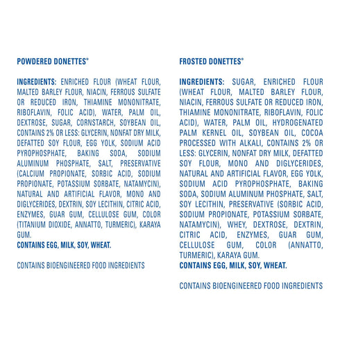 Hostess Donettes Variety Pack Donuts, Snack Size, 1.5 oz - 16 Pack