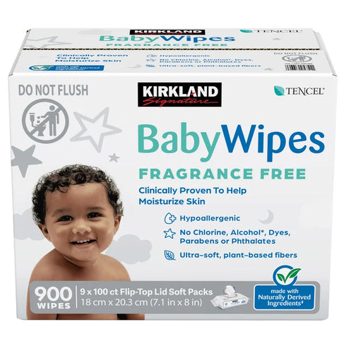 Kirkland Signature Baby Wipes, 900-count