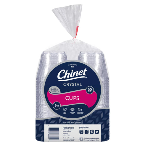 Chinet Crystal Cups, 9 oz./100 ct.