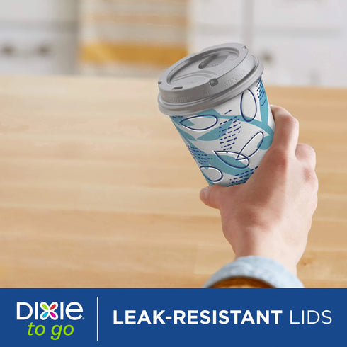 Dixie to Go Insulated Cups & Lids, 12 oz./80 ct.
